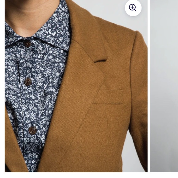 NWOT Peau De Loup Parks Faux-Wool Suit Jacket, 4 - Picture 3 of 14